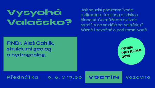 Vysychá Valašsko? | přednáška